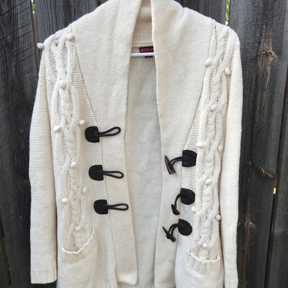 Merona Sweaters - Merona Cream Open Front Sweater